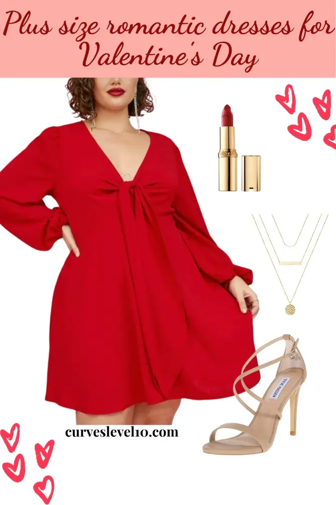 Romantic dresses for plus size women