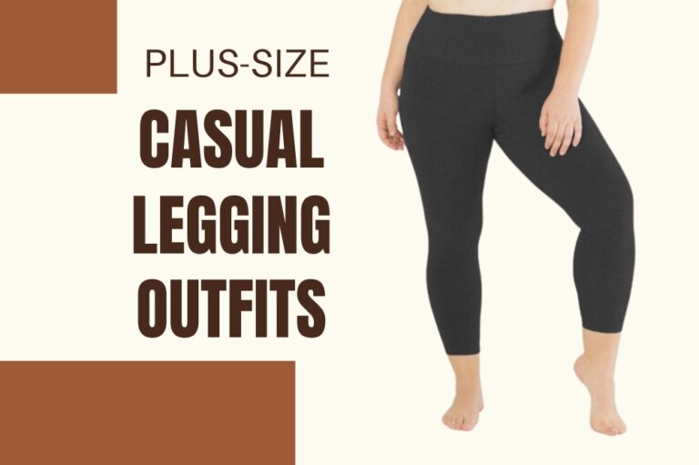 10 Cute Black Legging Outfits For Plus-Size Women