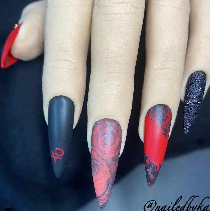 69 Valentine's Day Nail Art Designs That Will Make You Fall in Love