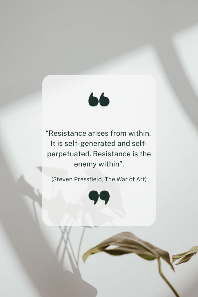 resistance that keeps you stuck