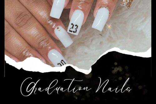 Stand out with these graduation nail ideas
