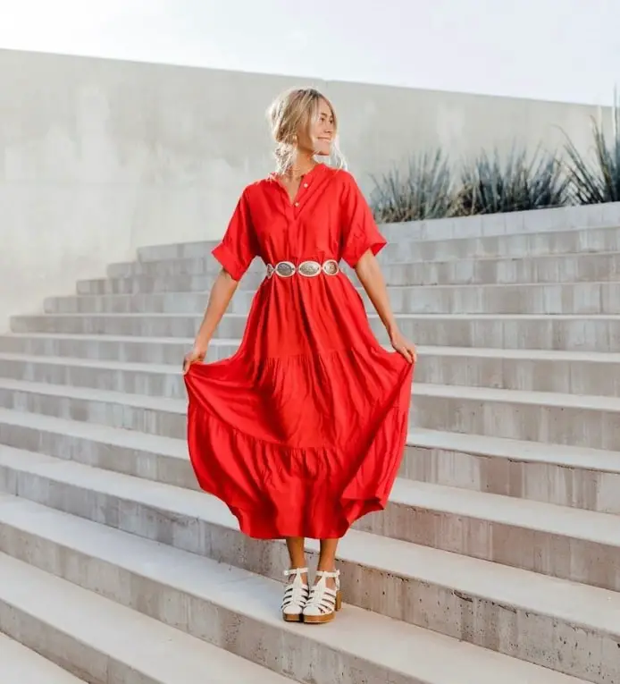 red dress outfit ideas