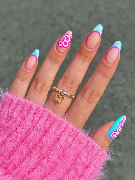 Barbie-Inspired Nail ideas