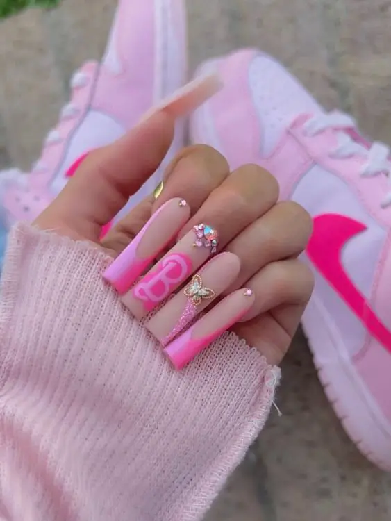 Barbie-Inspired Nail ideas