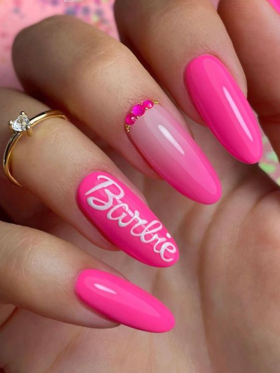 Barbie-Inspired Nail ideas