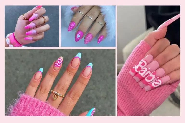 33 Barbie-Inspired Nail Ideas That Are Too Cute to Resist