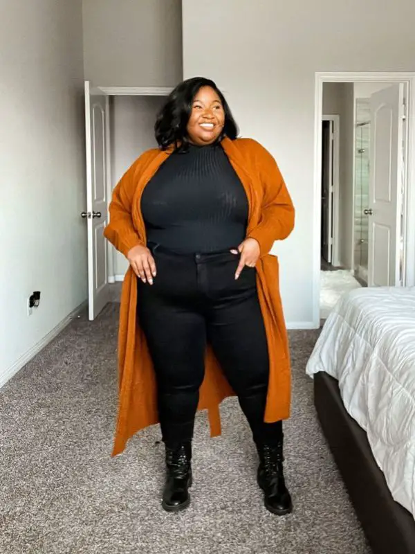 Thanksgiving outfit ideas for curvy women