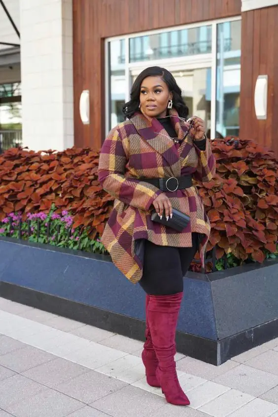 Plus-size trending fall outfits