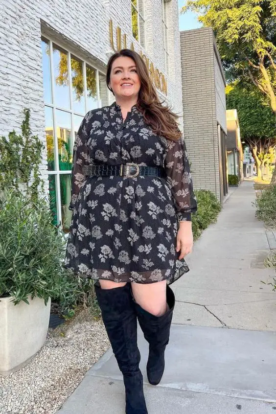 Plus-size trending fall outfits