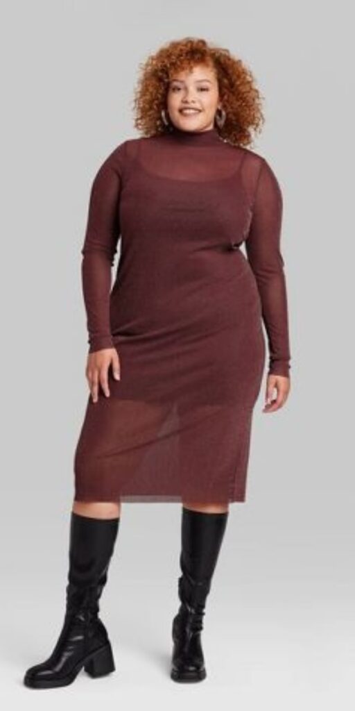 gorgeous holiday dresses for plus-size