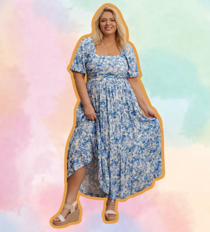 cutest plus-size milkmaid dresses