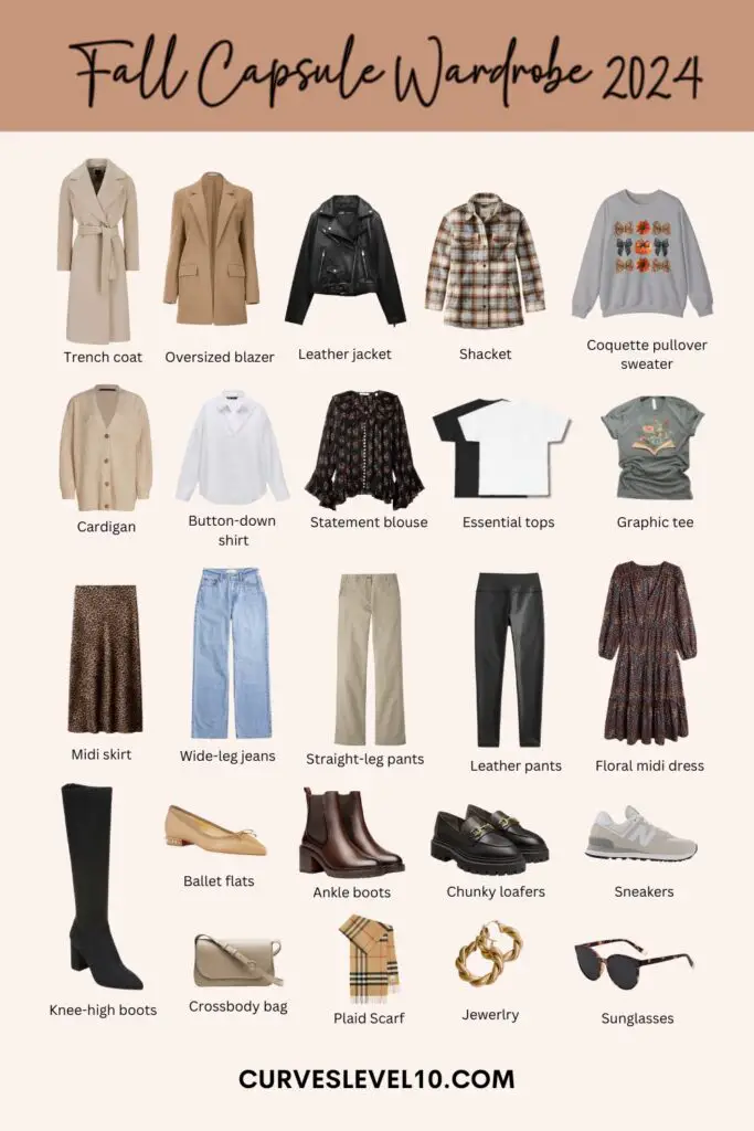 Fall capsule wardrobe